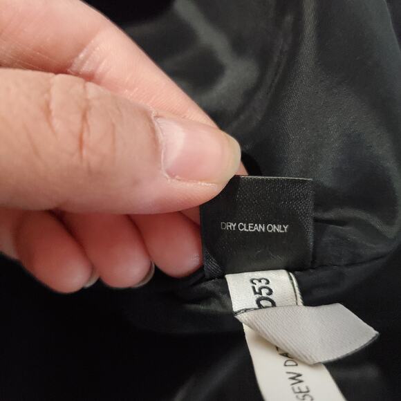 Express Herringbone Wool Blend Strapless Dress Women's Size XS Career Business - Picture 9 of 10